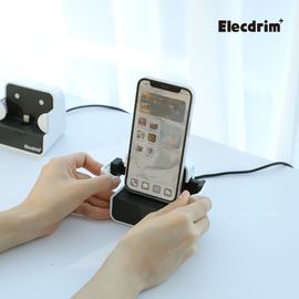 [EelcDrim] Plus high-speed Smartphone charging cradle 60W PD, Laptop Tablet PC, Non-slip, Repeated attachment possible, Both sides adsorption possible, Type-C, PD _ Made in KOREA